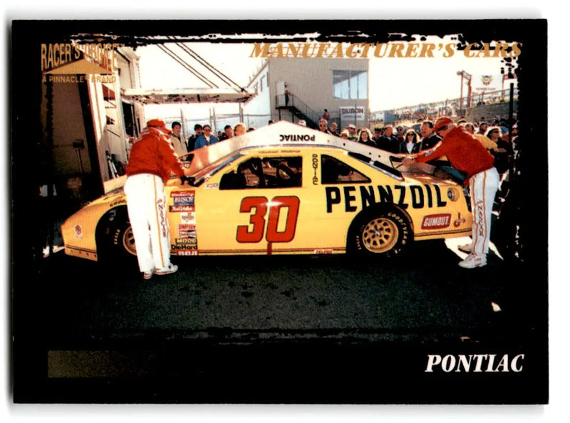 1996 Pinnacle Racer’s Choice #78 Pontiac - Racing Card Single
