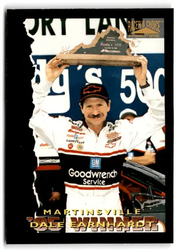 1996 Pinnacle Racer’s Choice #84 Dale Earnhardt NM Near Mint ID:81299 - Racing Card Single