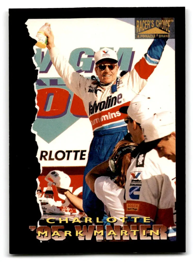 1996 Pinnacle Racer’s Choice #86 Mark Martin - Racing Card Single