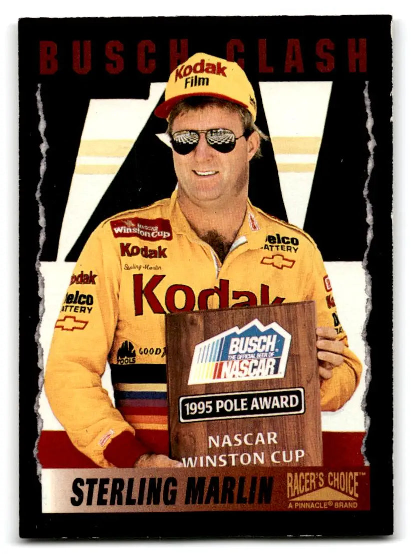 1996 Pinnacle Racer’s Choice #99 Sterling Marlin - Racing Card Single