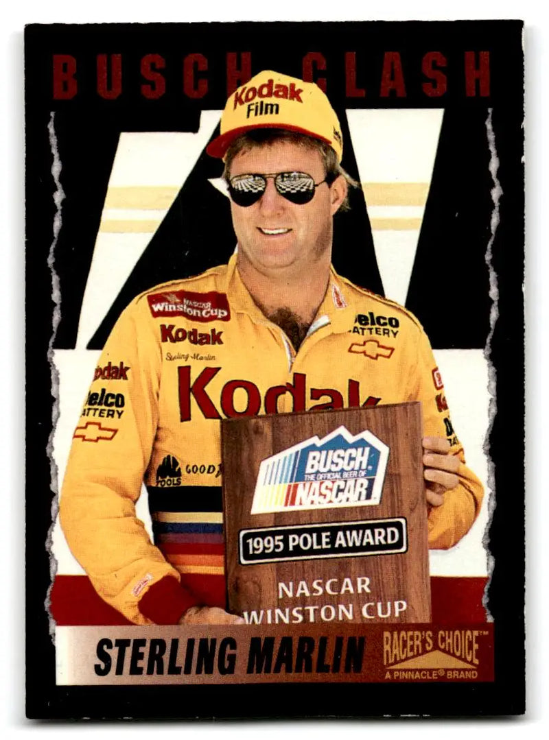 1996 Pinnacle Racer’s Choice #99 Sterling Marlin - Racing Card Single