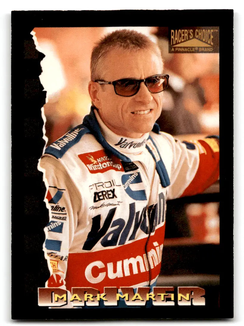 1996 Pinnacle Racer’s Choice Mark Martin #6 - Racing Card Single