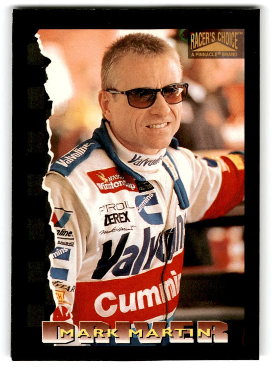 1996 Pinnacle Racing Racer’s Choice Mark Martin #6 - Racing Card Single