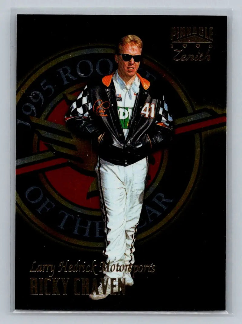 1996 Pinnacle Zenith #71 Ricky Craven Larry Hedrick Motorsports - Racing Card Single