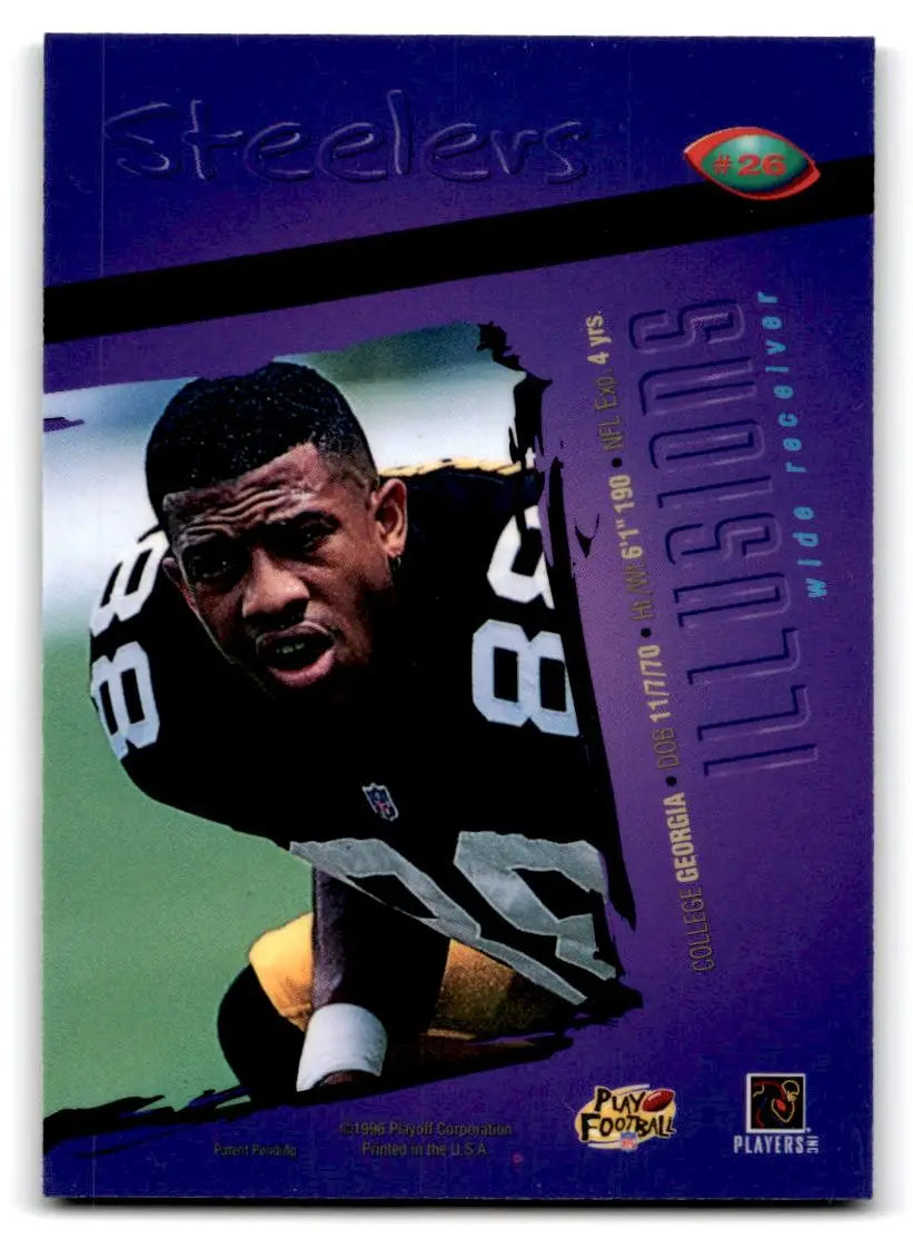 1996 Playoff Illusions #26 Andre Hastings - Football Card Single