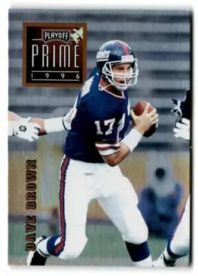 1996 Playoff Prime #023 Dave Brown - Football Card Single