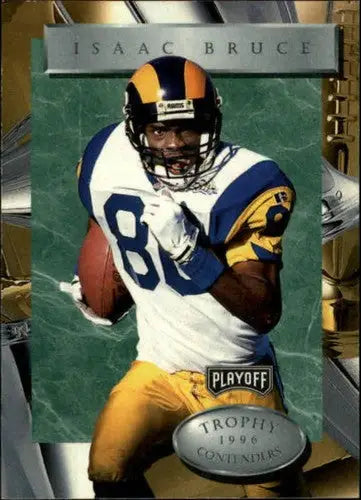 1996 Playoff Trophy Contenders #65 Isaac Bruce NM-MT Rams ID:9653 - Football Card Single