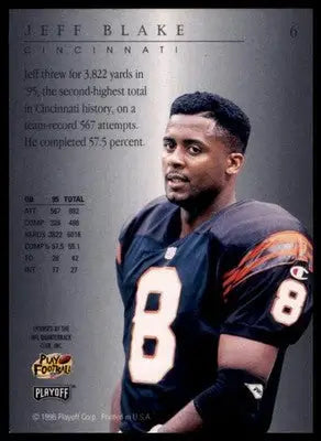 1996 Playoff Trophy Contenders Jeff Blake 6 Cincinnati Bengals