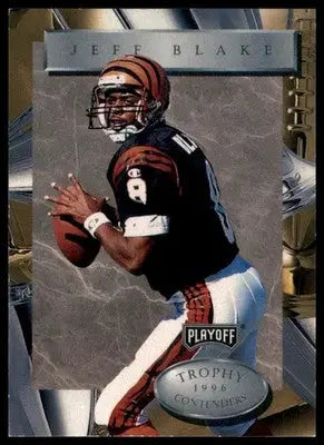 1996 Playoff Trophy Contenders Jeff Blake 6 Cincinnati Bengals