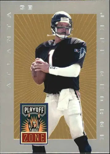 Original gloss Football Player Card featuring Jeff George from 1996 Playoff Trophy Contenders