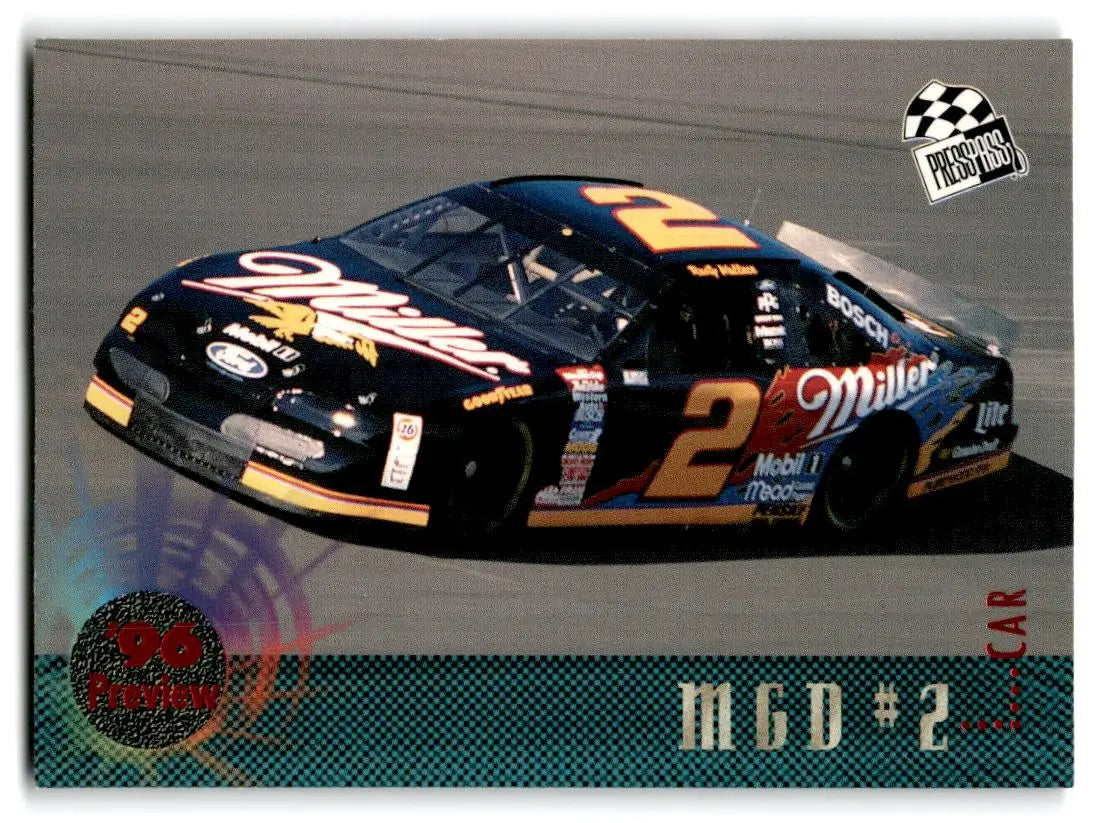 1996 Press Pass #119 Rusty Wallace’s Car Scorchers - Racing Card Single