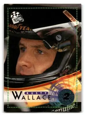 1996 Press Pass #34 Rusty Wallace - Racing Card Single