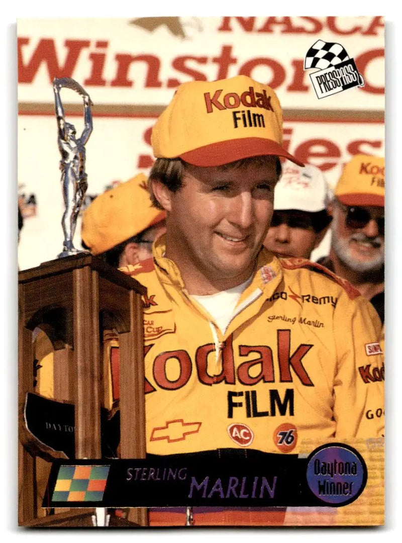 1996 Press Pass #88 Sterling Marlin - Racing Card Single
