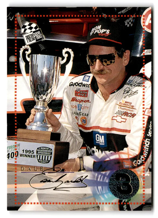 1996 Press Pass #9 Dale Earnhardt Racing - Racing Card Single