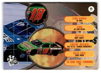 1996 Press Pass Bobby Labonte #41 Joe Gibbs Racing - Racing Card Single