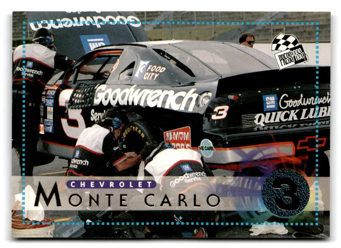 1996 Press Pass Dale Earnhardt #40 - Racing Card Single