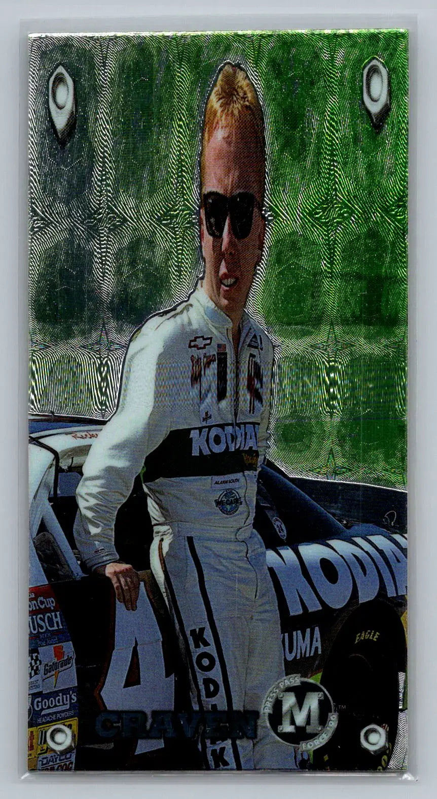 1996 Press Pass M-Force #28 Ricky Craven Larry Hedrick Motorsports - Racing Card Single
