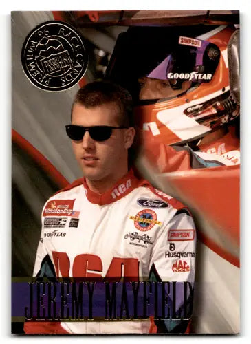 1996 Press Pass Premium #27 Jeremy Mayfield NM Near Mint ID:64778 - Racing Card Single