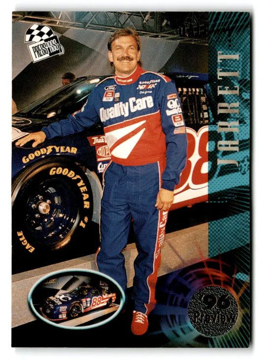 1996 Press Pass Preview Dale Jarrett #115 DAJ Racing Inc. - Racing Card Single