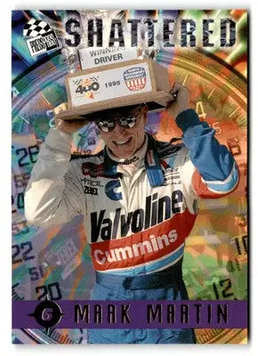 1996 Press Pass Shattered Mark Martin #96 - Racing Card Single