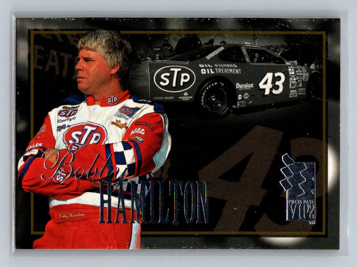 1996 Press Pass VIP #11 Bobby Hamilton Petty Enterprises - Racing Card Single