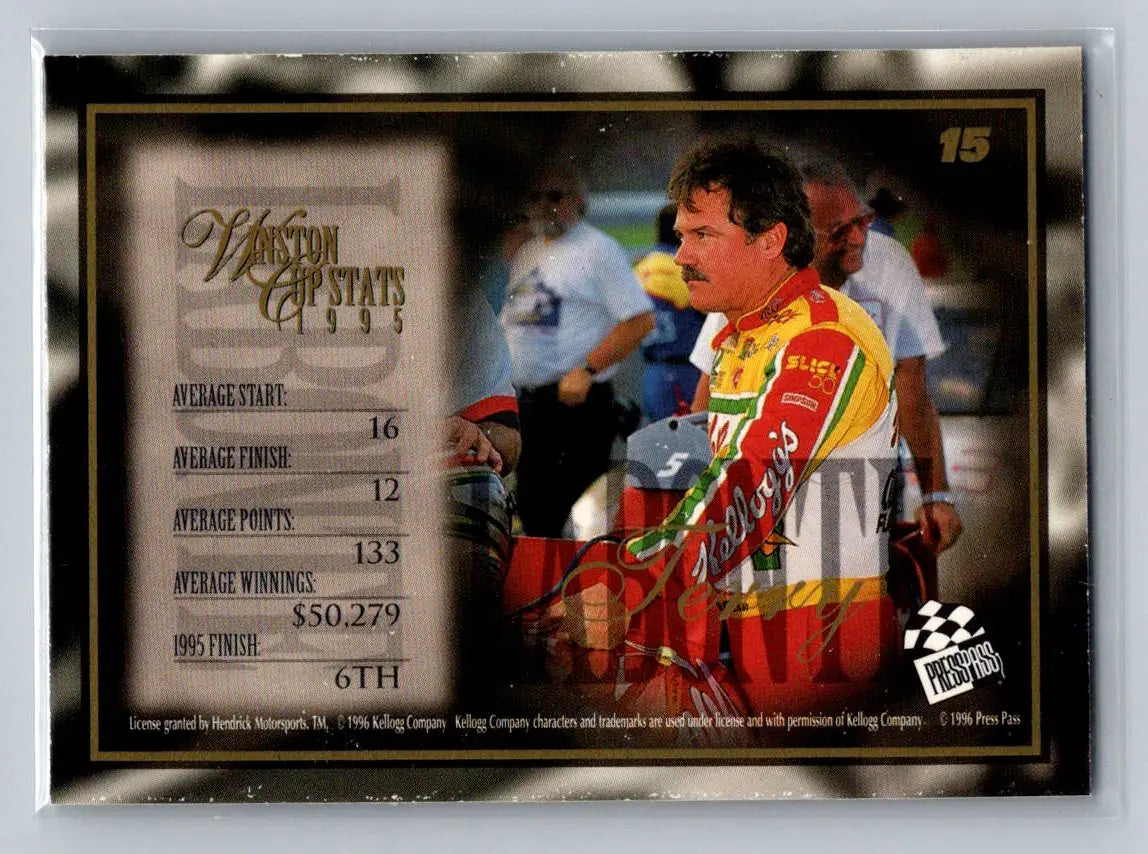 1996 Press Pass VIP #15 Terry Labonte Hendrick Motorsports - Racing Card Single