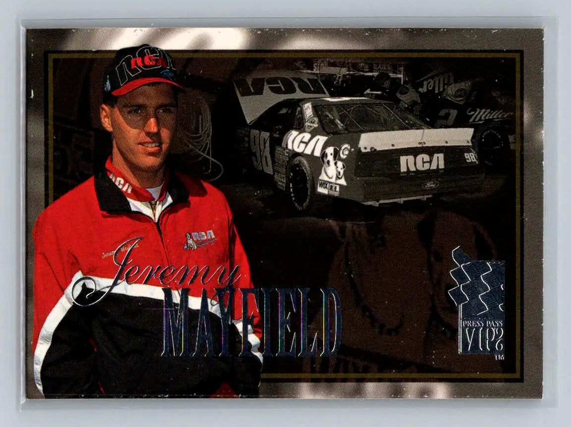 1996 Press Pass VIP #18 Jeremy Mayfield Cale Yarborough Motorsports - Racing Card Single