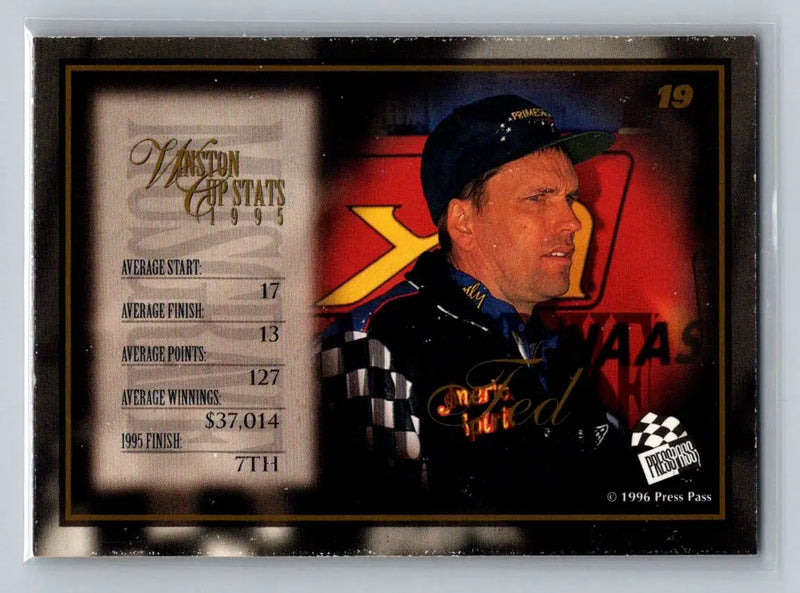 1996 Press Pass VIP #19 Ted Musgrave Roush Racing - Racing Card Single