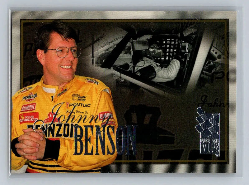 1996 Press Pass VIP #2 Johnny Benson Bahari Racing - Racing Card Single