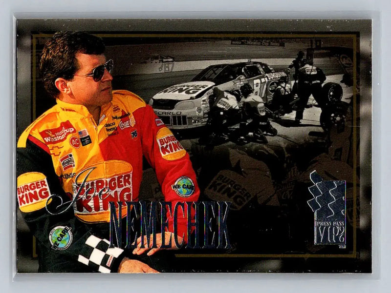 1996 Press Pass VIP #20 Joe Nemechek NEMCO Motorsports - Racing Card Single