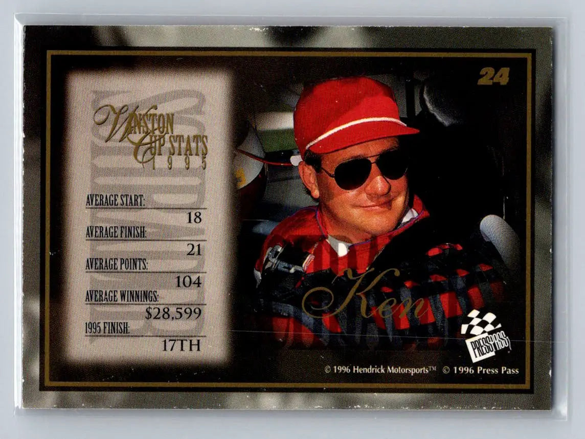 1996 Press Pass VIP #24 Ken Schrader Hendrick Motorsports - Racing Card Single