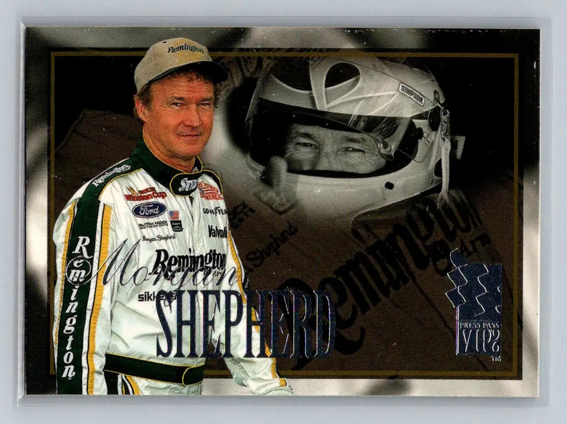 1996 Press Pass VIP #25 Morgan Shepherd Butch Mock Motorsports - Racing Card Single
