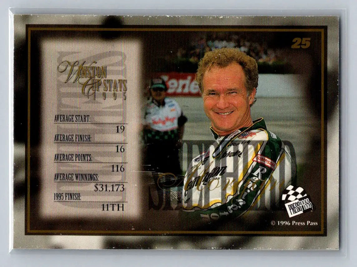 1996 Press Pass VIP #25 Morgan Shepherd Butch Mock Motorsports - Racing Card Single