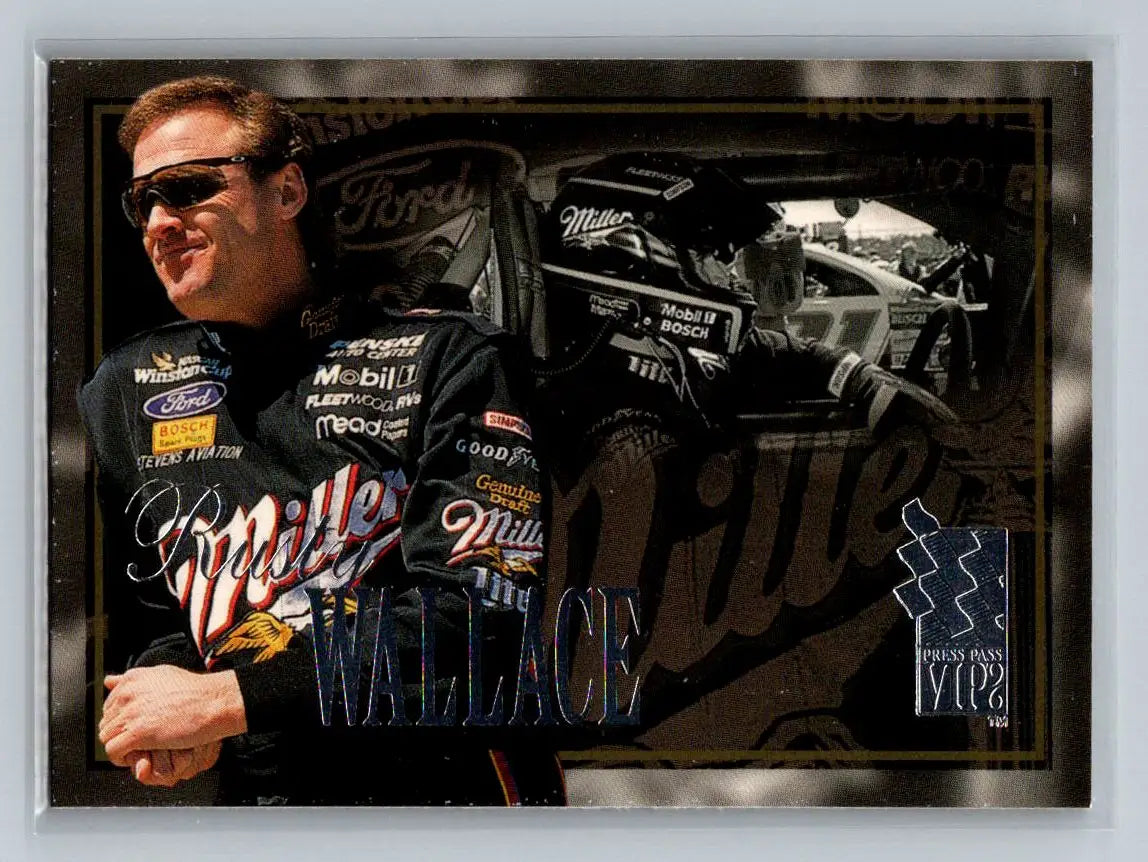 1996 Press Pass VIP #27 Rusty Wallace Penske Racing South - Racing Card Single