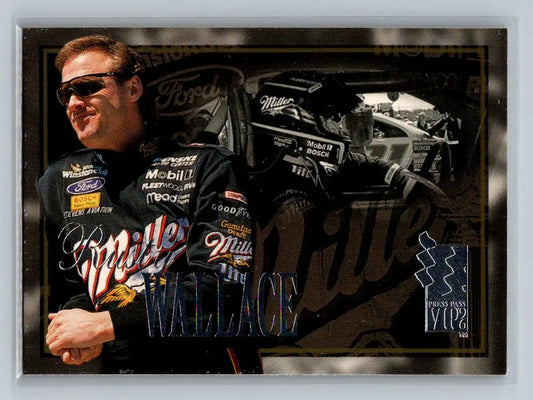 1996 Press Pass VIP #27 Rusty Wallace Penske Racing South - Racing Card Single