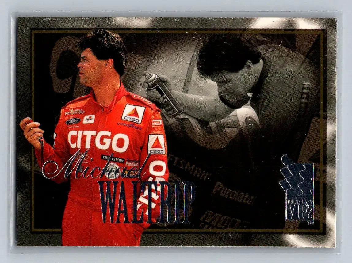 1996 Press Pass VIP #29 Michael Waltrip Wood Brothers Racing - Racing Card Single