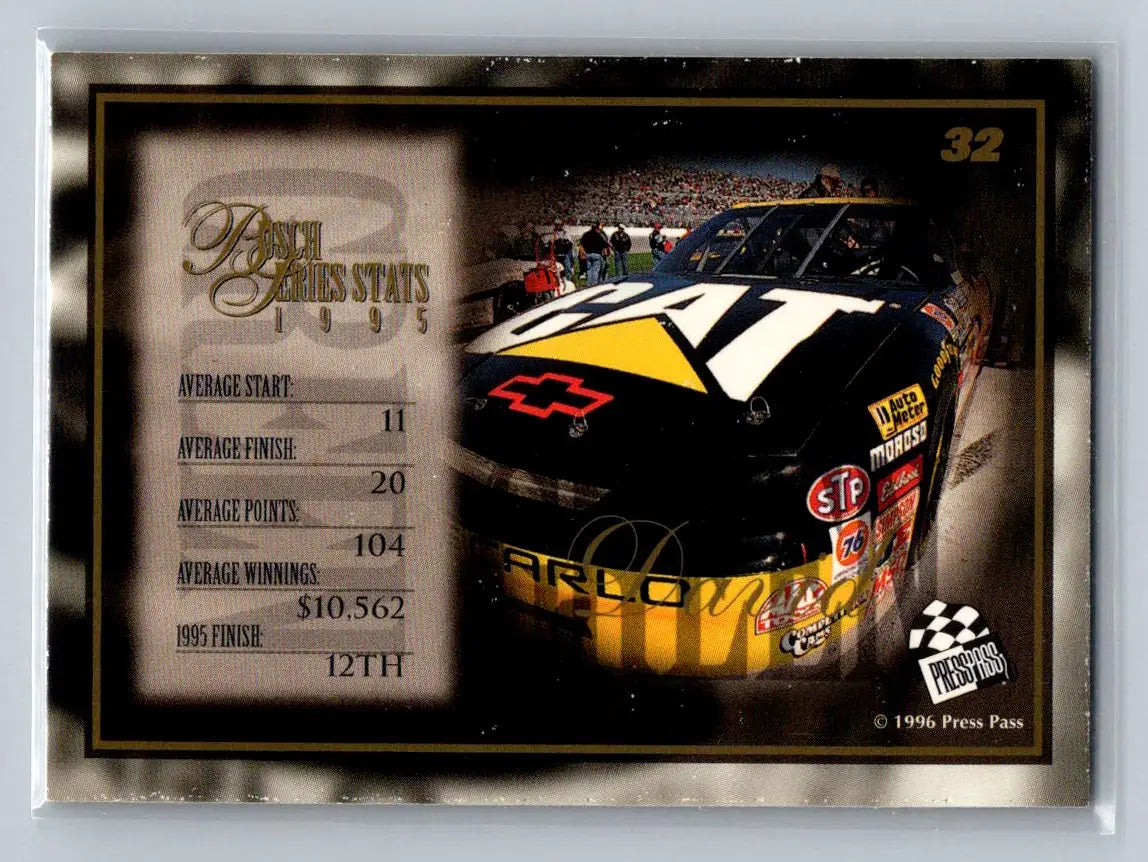 1996 Press Pass VIP #32 David Green American Equipment Racing - Racing Card Single