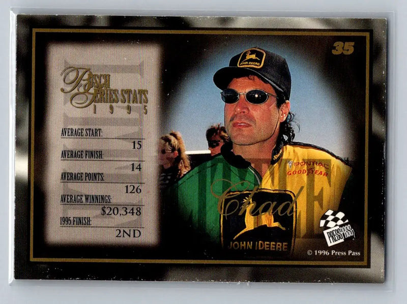 1996 Press Pass VIP #35 Chad Little Mark Rypien Motorsports - Racing Card Single