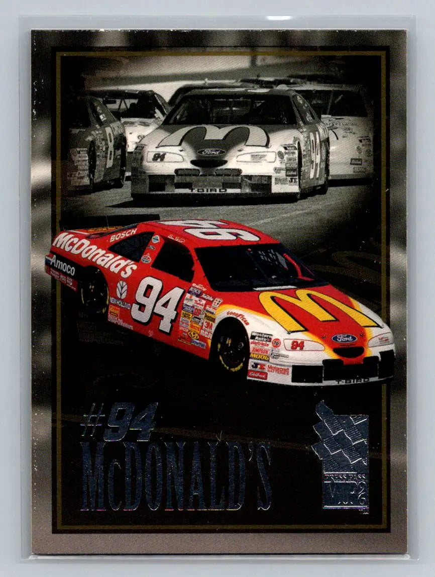 1996 Press Pass VIP #39 #94 McDonald’s Elliott-Hardy Motorsports - Racing Card Single