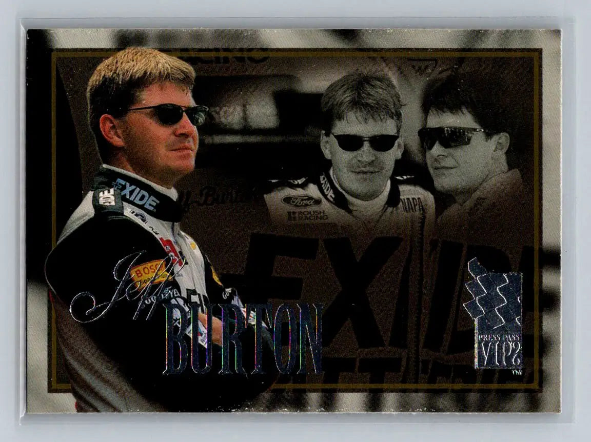 1996 Press Pass VIP #4 Jeff Burton Roush Racing - Racing Card Single