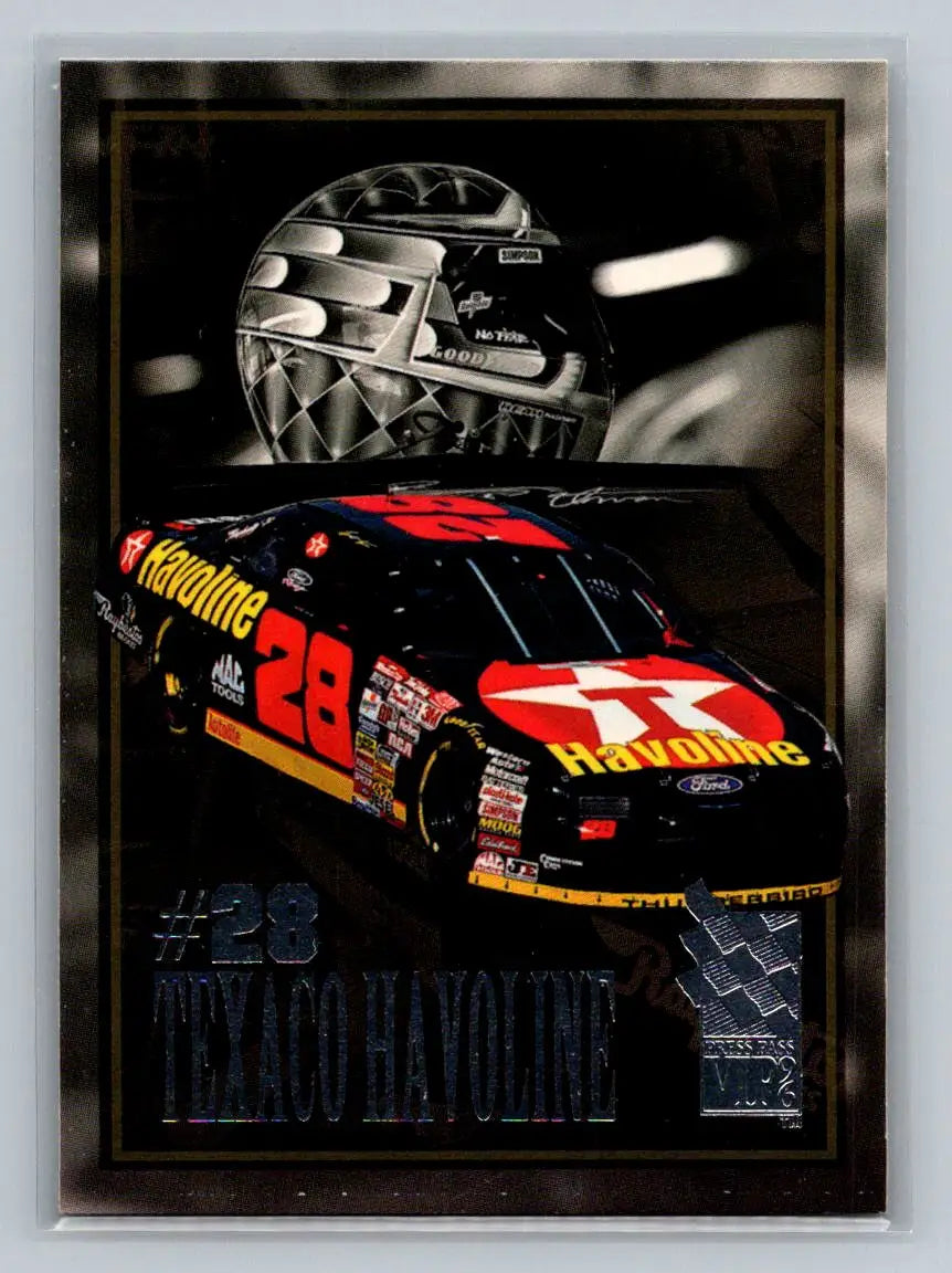 1996 Press Pass VIP #43 #28 Texaco Havoline Robert Yates Racing - Racing Card Single
