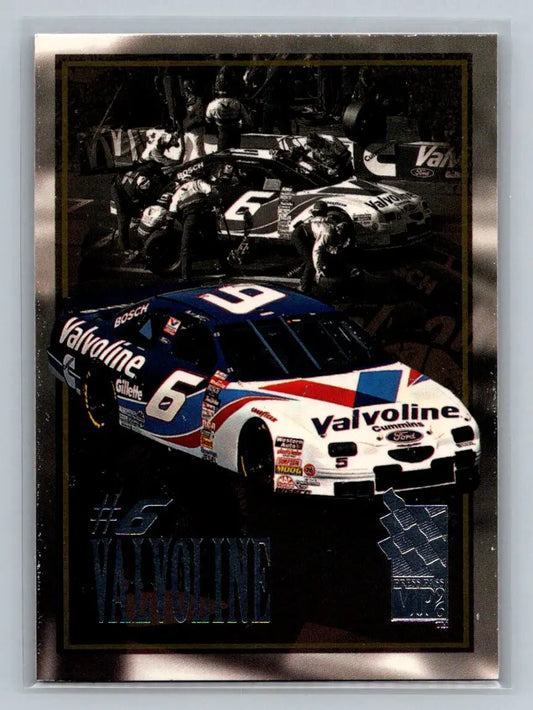1996 Press Pass VIP #45 #6 Valvoline Roush Racing - Racing Card Single