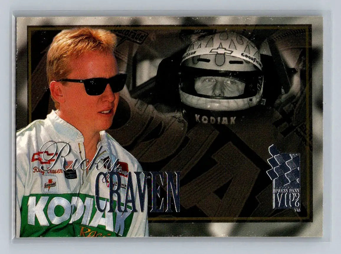 1996 Press Pass VIP #6 Ricky Craven Larry Hedrick Motorsports - Racing Card Single