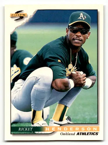 1996 Score #10 Rickey Henderson EX/NM Athletics ID:62736 - Baseball Card Single
