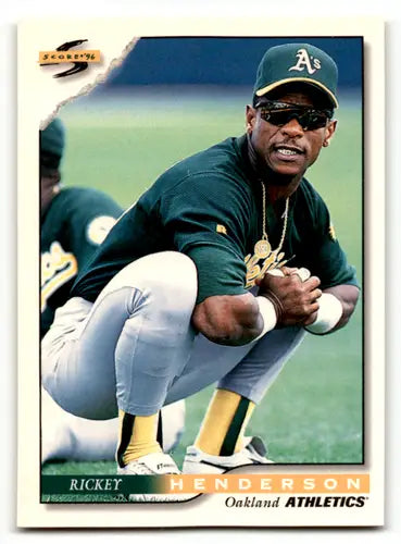 1996 Score #10 Rickey Henderson NM Near Mint Athletics ID:63787 - Baseball Card Single