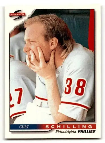 1996 Score #153 Curt Schilling Philadelphia Phillies Baseball Cards ID:63519 - Baseball Card Single