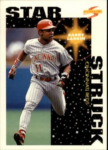 Original gloss 1994 Score Star Struck baseball card of Barry Larkin Cincinnati Reds