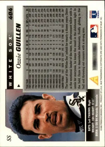 1996 Score #404 Ozzie Guillen NM-MT White Sox ID:12692 - Baseball Card Single