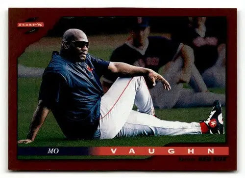 1996 Score #54 Mo Vaughn Boston Red Sox Baseball Cards ID:52292 - Baseball Card Single