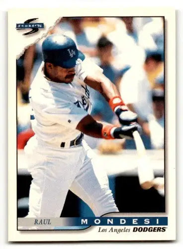 1996 Score #7 Raul Mondesi Los Angeles Dodgers Baseball Cards NM Nea ID:63563 - Baseball Card Single